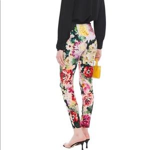 Dolce & Gabbana floral leggings .
